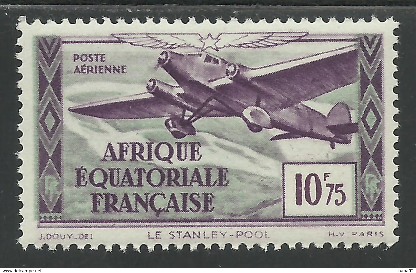 AFRIQUE EQUATORIALE FRANCAISE - AEF - A.E.F. - 1937 - YT PA 8** - MNH - Unused Stamps