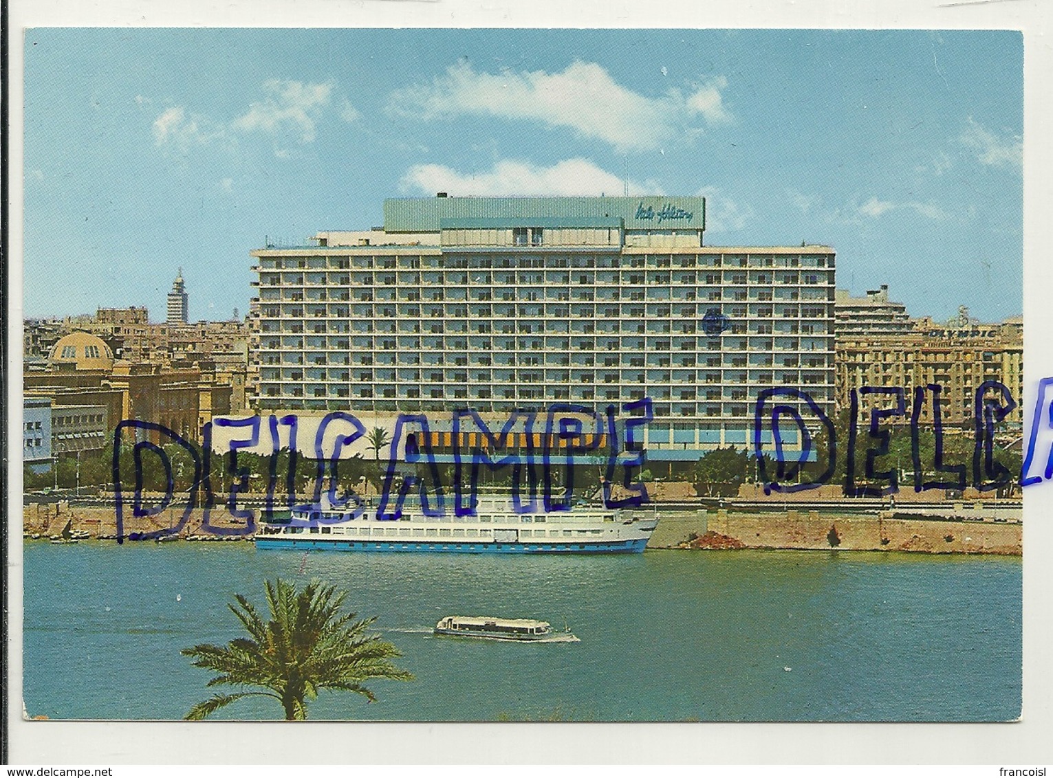 LE Caire. Hôtel Hilton Et Hôtel Flottant Isis. Photo & Copyright Reserved By Lehnert & Landrock - Autres & Non Classés