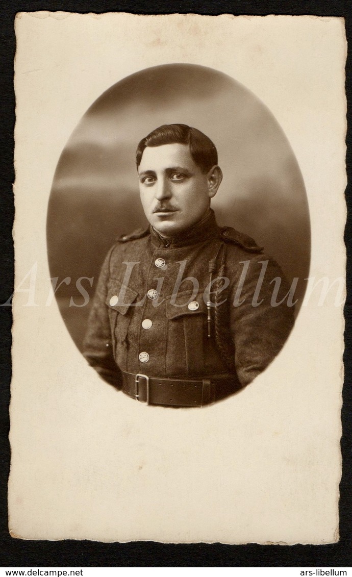 Photo Ancien / Men / Homme / Man / Soldat / Soldier / Soldaat / Photographer / W. Hook / Crefeld / Krefeld / Germany - Photographie