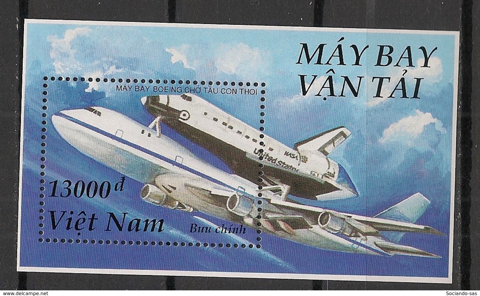 Vietnam - 1996 - Bloc Feuillet BF N°Yv. 93 - Boeing / Space Shuttle - Neuf Luxe ** / MNH / Postfrisch - Vietnam