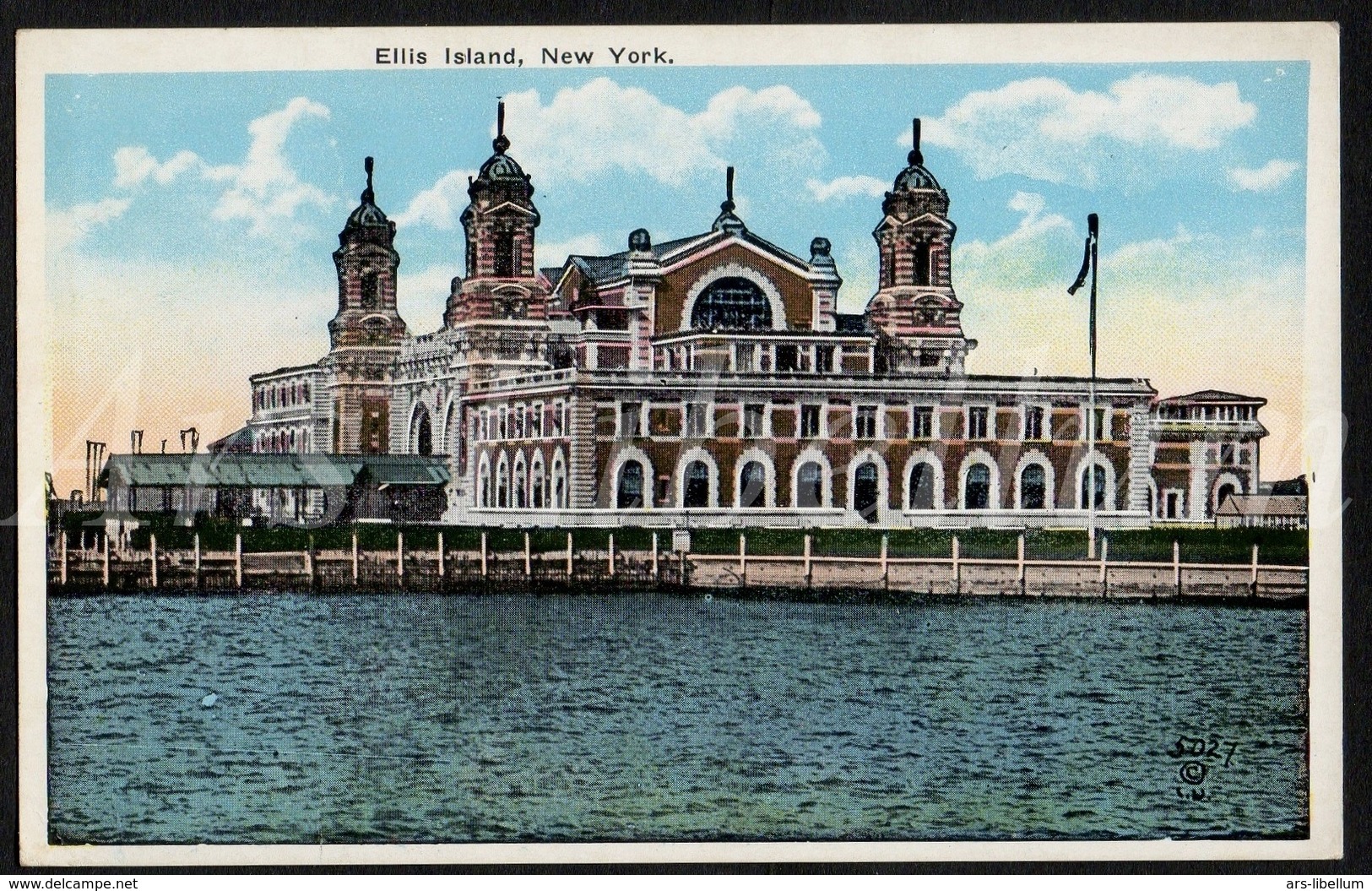 Postcard / CPA / Ellis Island / New York / 2 Scans / Pub. Manhattan Post Card / Irving Underhill / Unused - Autres & Non Classés