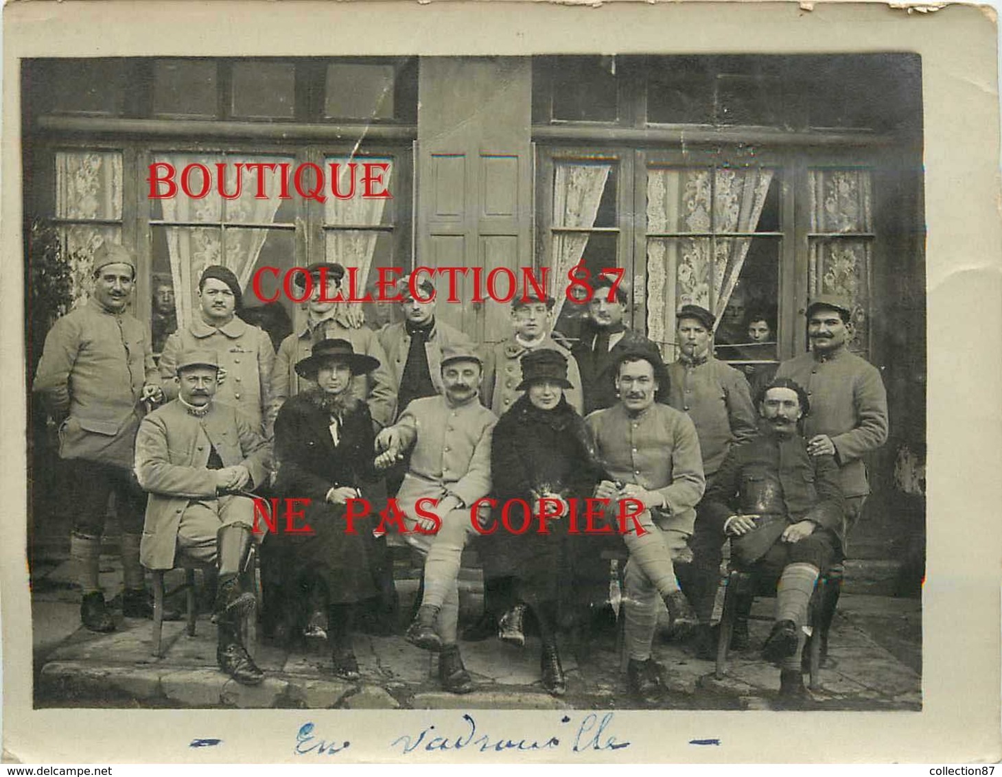 ☺♦♦ GROUPE De MILTAIRE SOLDAT < PHOTO 1910 - 1920 - Guerre, Militaire