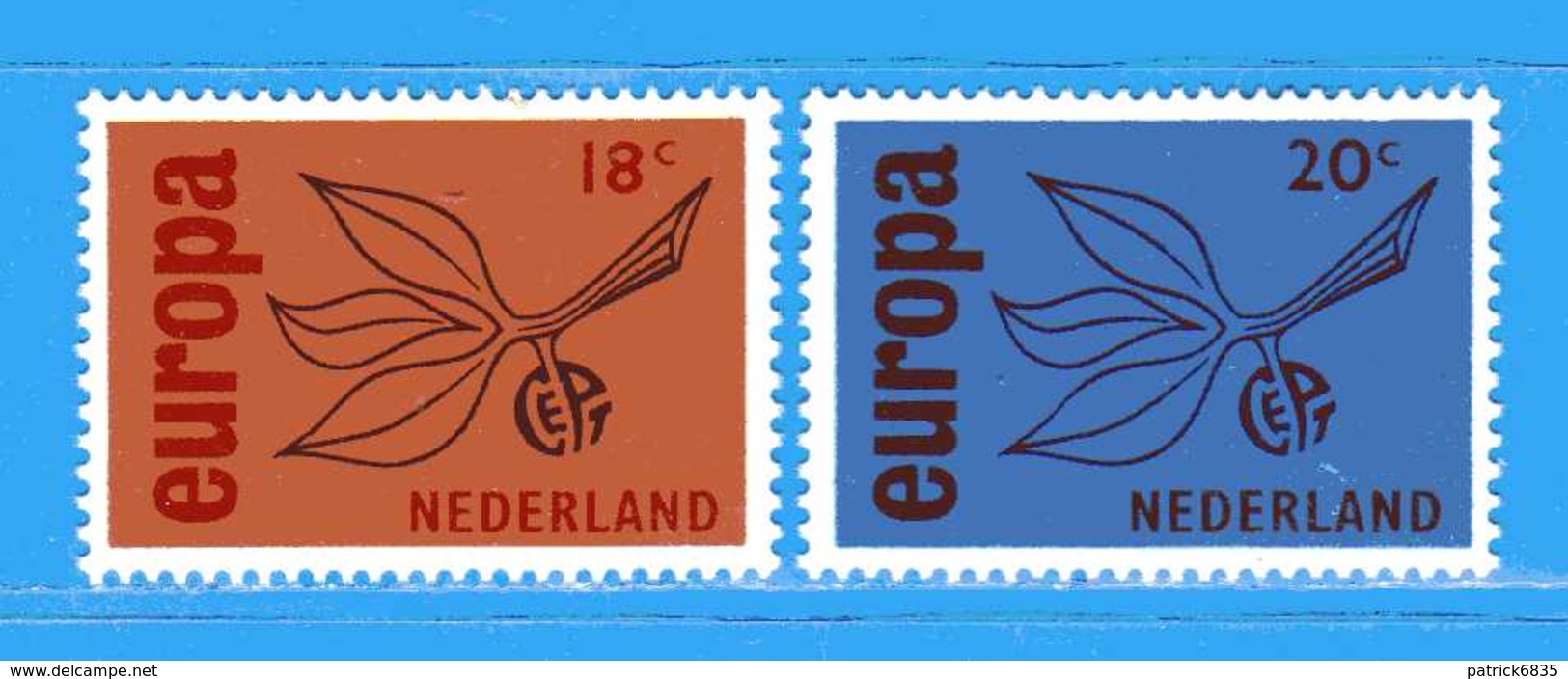 (Mn1) NEDERLAND ** - 1965 - EUROPA. Yvert N° 822-823.  MNH. - Nuovi