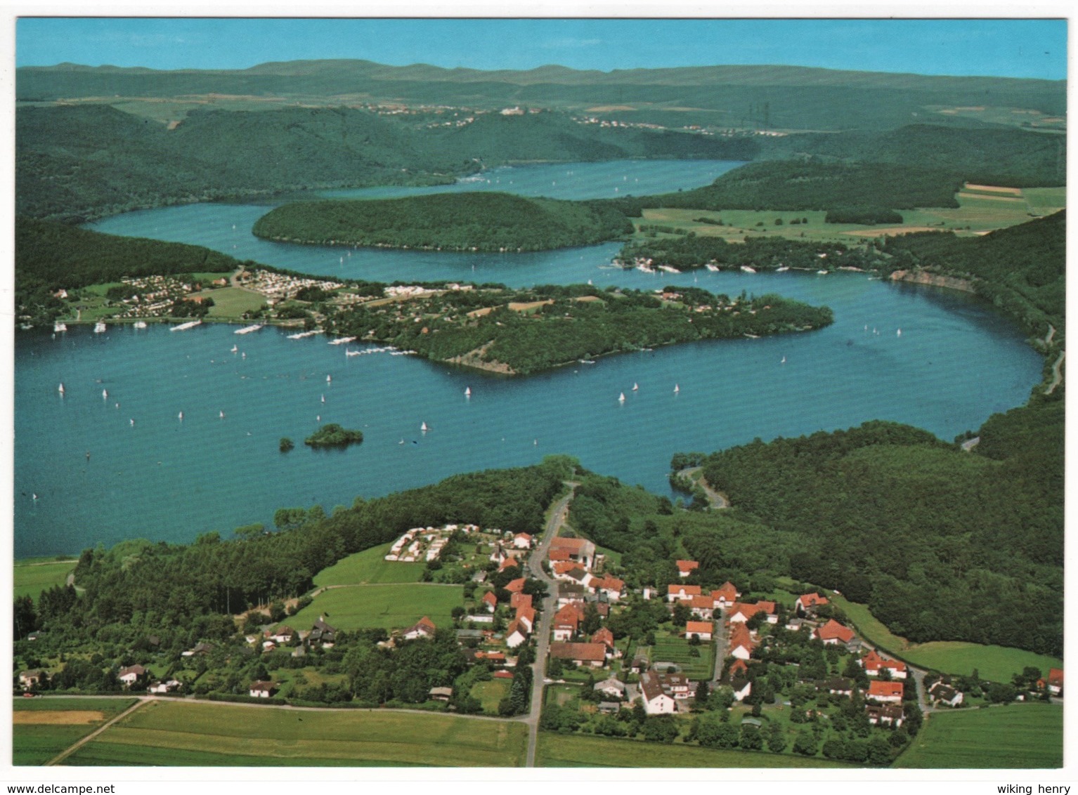 Edersee - Fünf Seen Blick   Luftbild - Edersee (Waldeck)