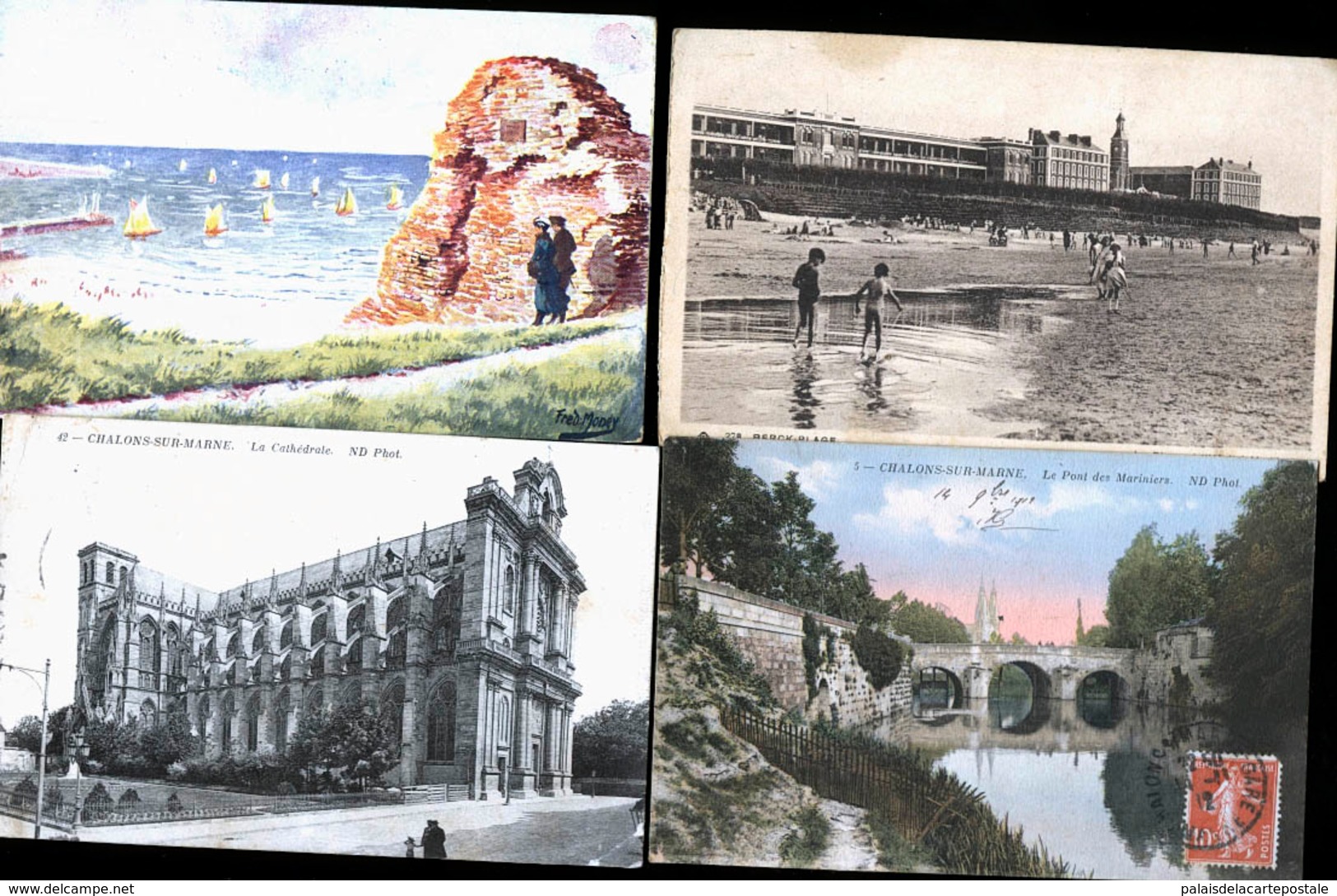 LOT 2 DE 60 CARTES POSTALES TOUT GENRES  ( BIEN LA DESCRIPTION ) - 5 - 99 Cartes