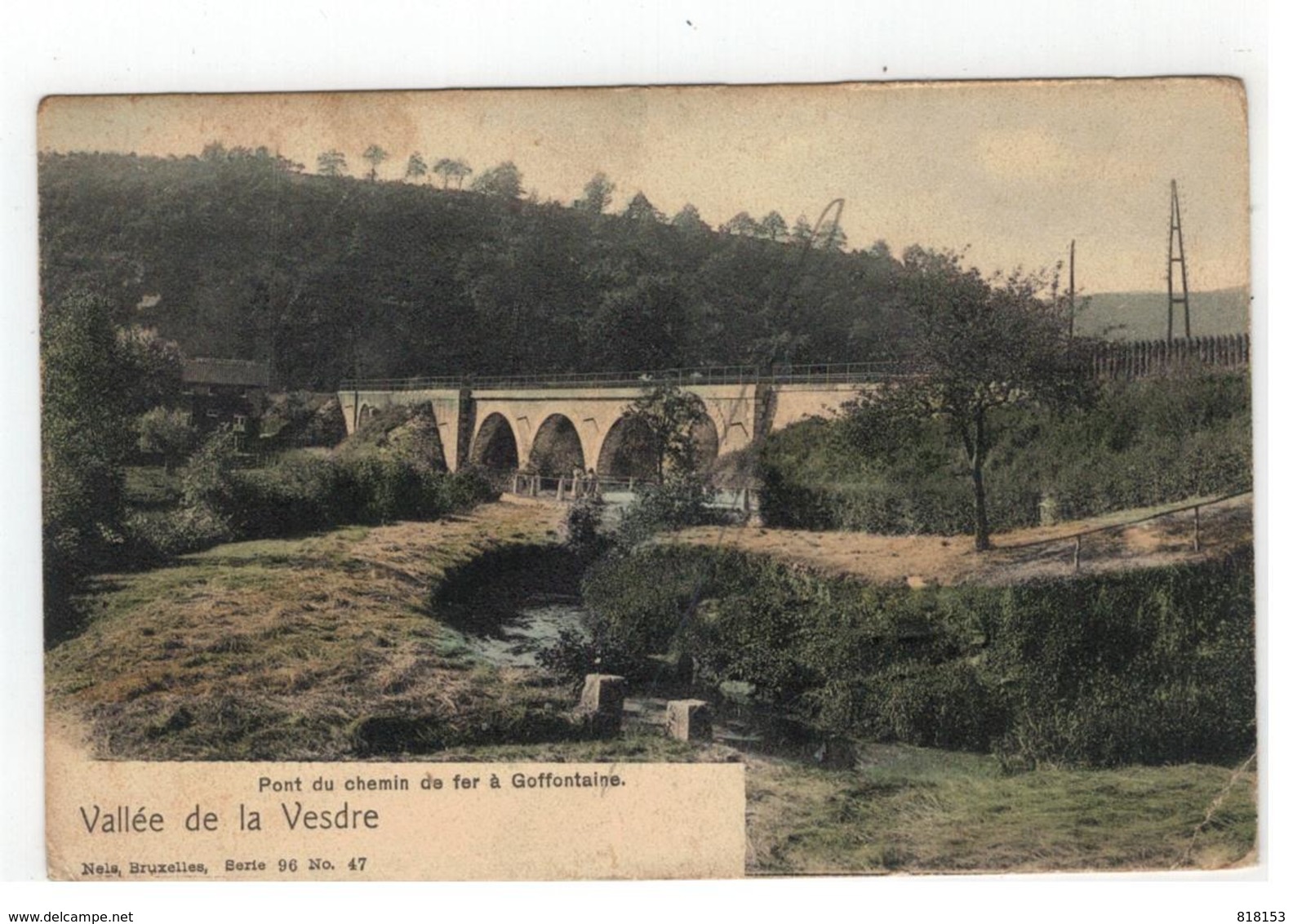 Goffontaine  Pont Du Chemin De Fer à Goffontaine 1905 - Pepinster