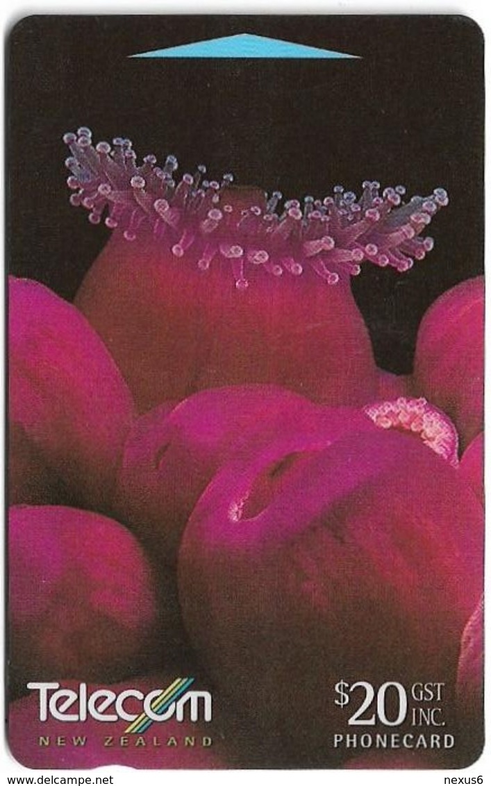 New Zealand - Jewel Anemones - Ocean Odyssey, 391DO (Crossed Ø), 120.000ex, 1997, Used - New Zealand