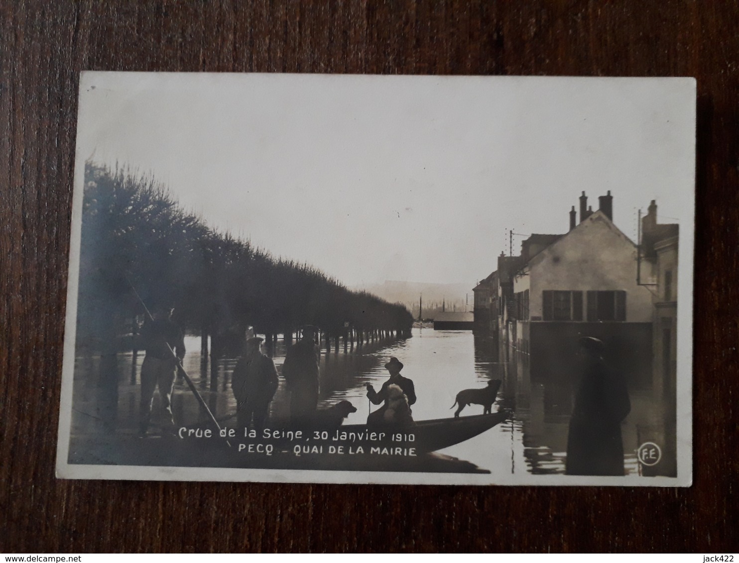 L22/237 LE PECQ - Quai De La Mairie - Crue De La Seine, 30 Janvier 1910 - Le Pecq