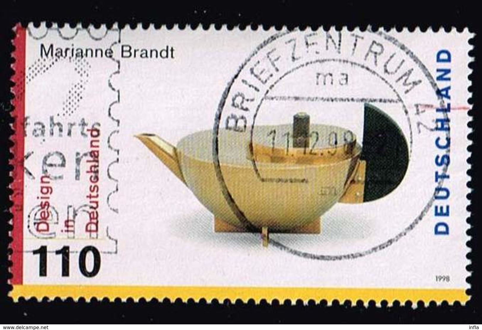 Bund 1998,Michel# 2002 - 2003 O EM Aus Block 45 - Usados