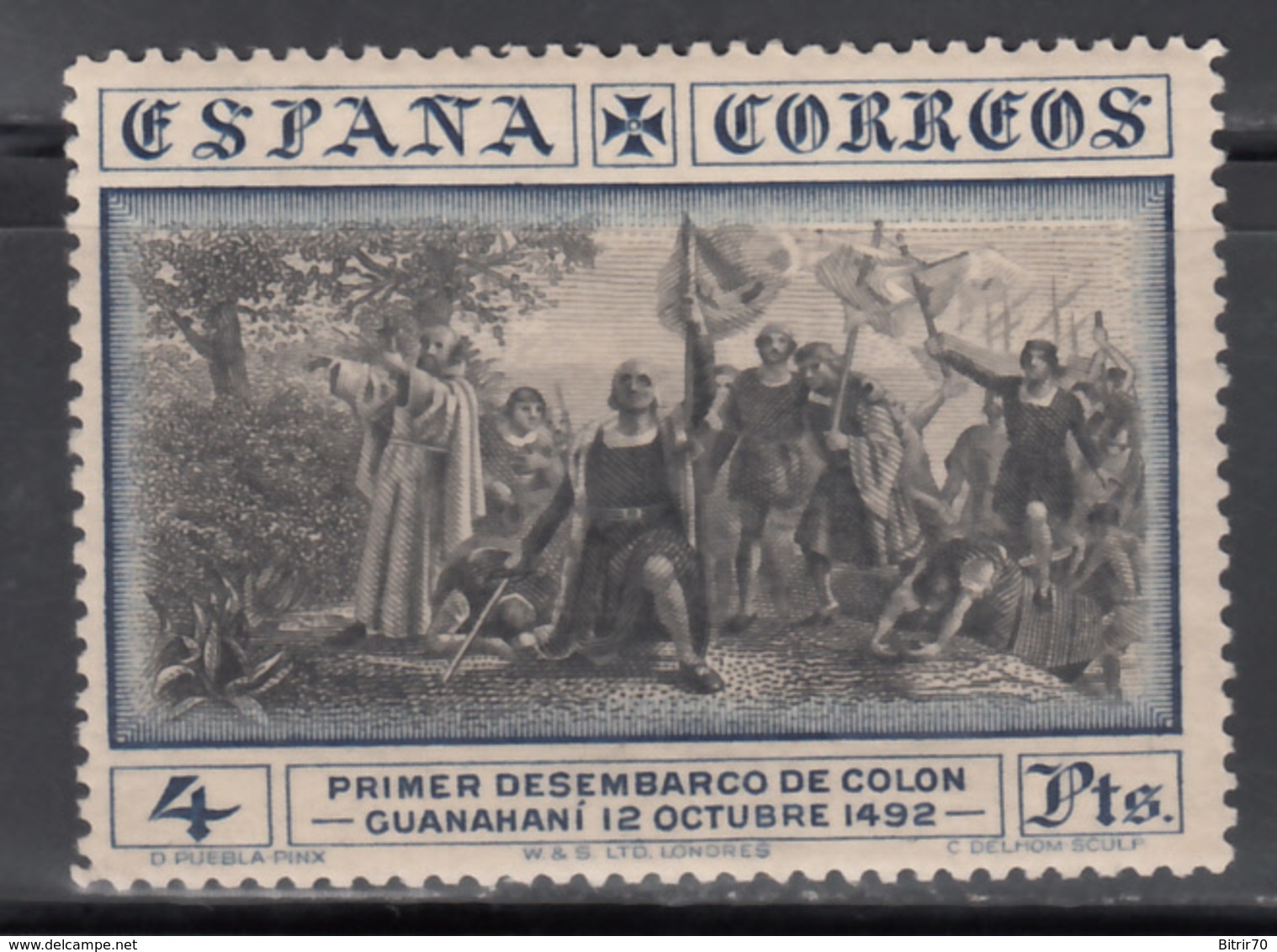 1930 Edifil  Nº 544  MH, Descubrimiento De América, - Nuevos