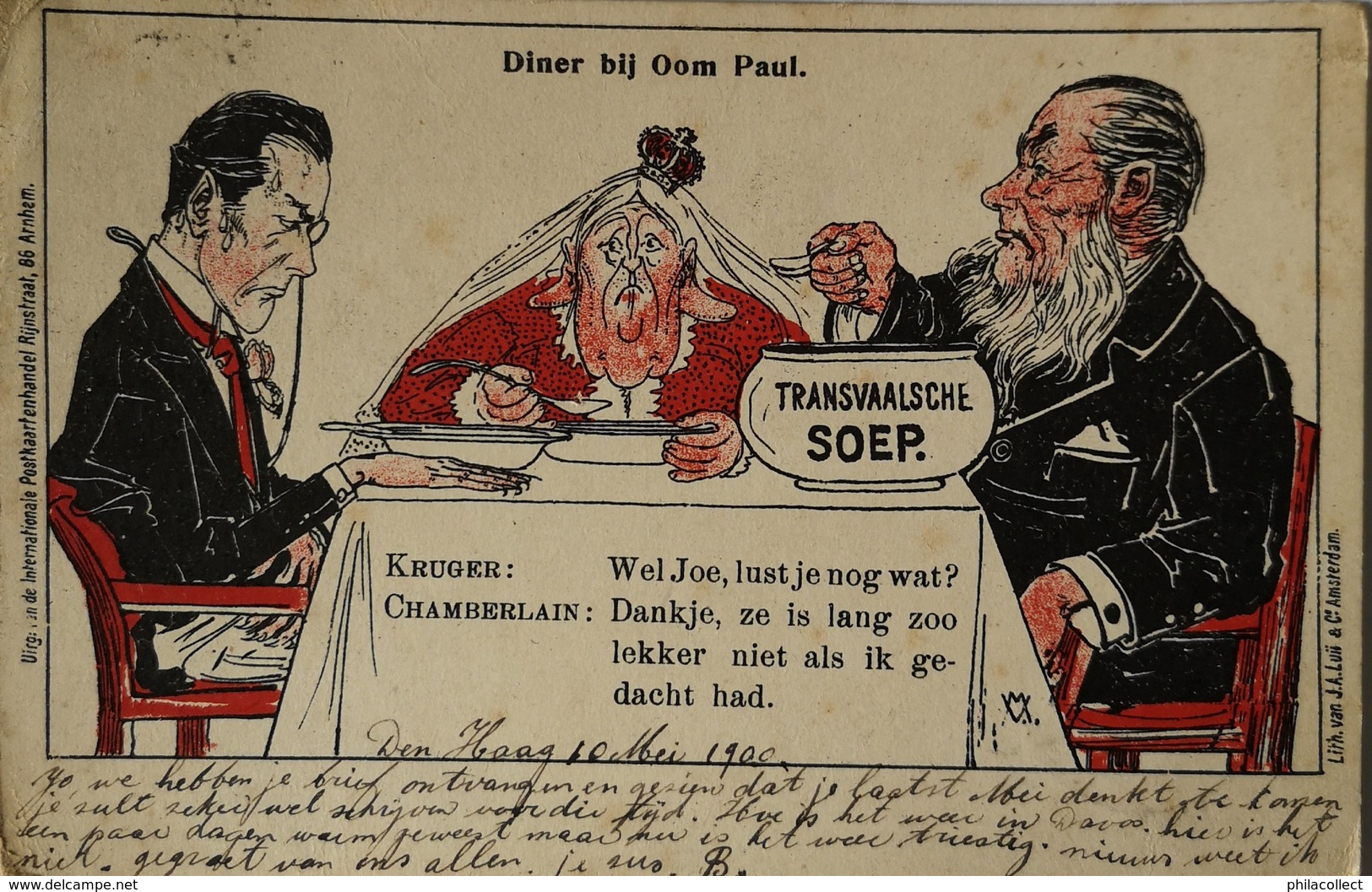 Boer War - Patriotic // Diner Bij Oom Paul 1900 - Other Wars