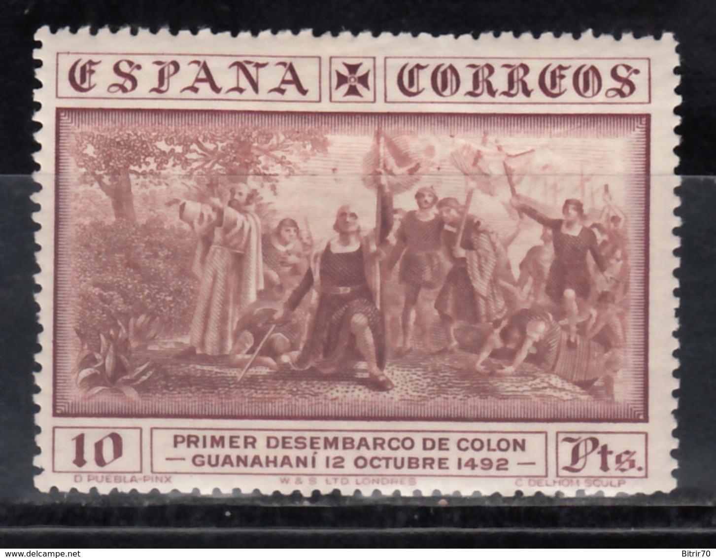 1930 Edifil  Nº 545  MH, Descubrimiento De América, - Nuevos