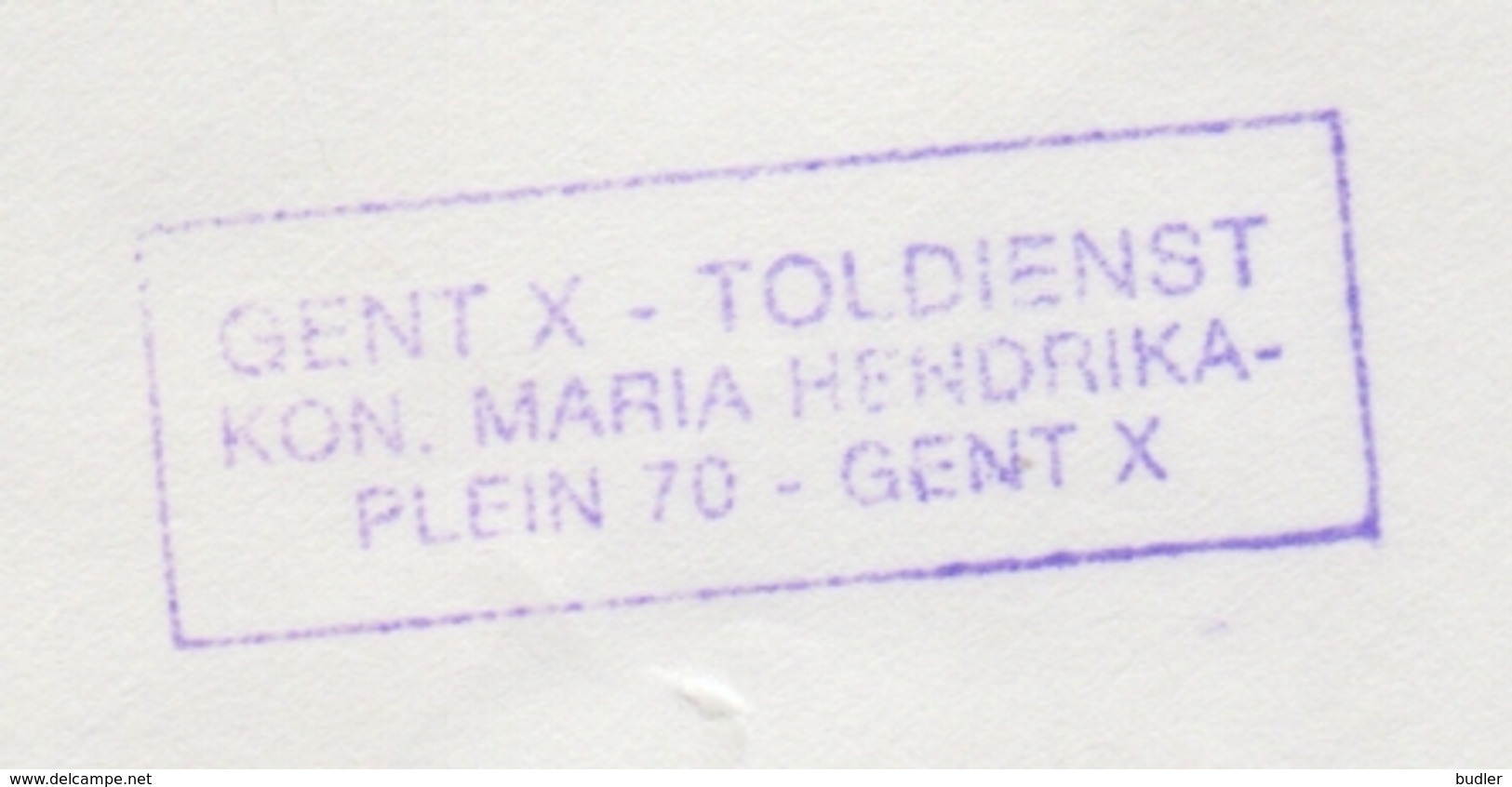1991: Gelopen Brief Met Geïllustreede Datumstempel ## F.T.I. - GENT 22-28 April 1991 ## - Franchise