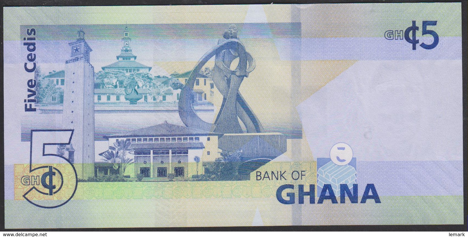 Ghana 5 Cedis 2019 Pnew UNC - Ghana