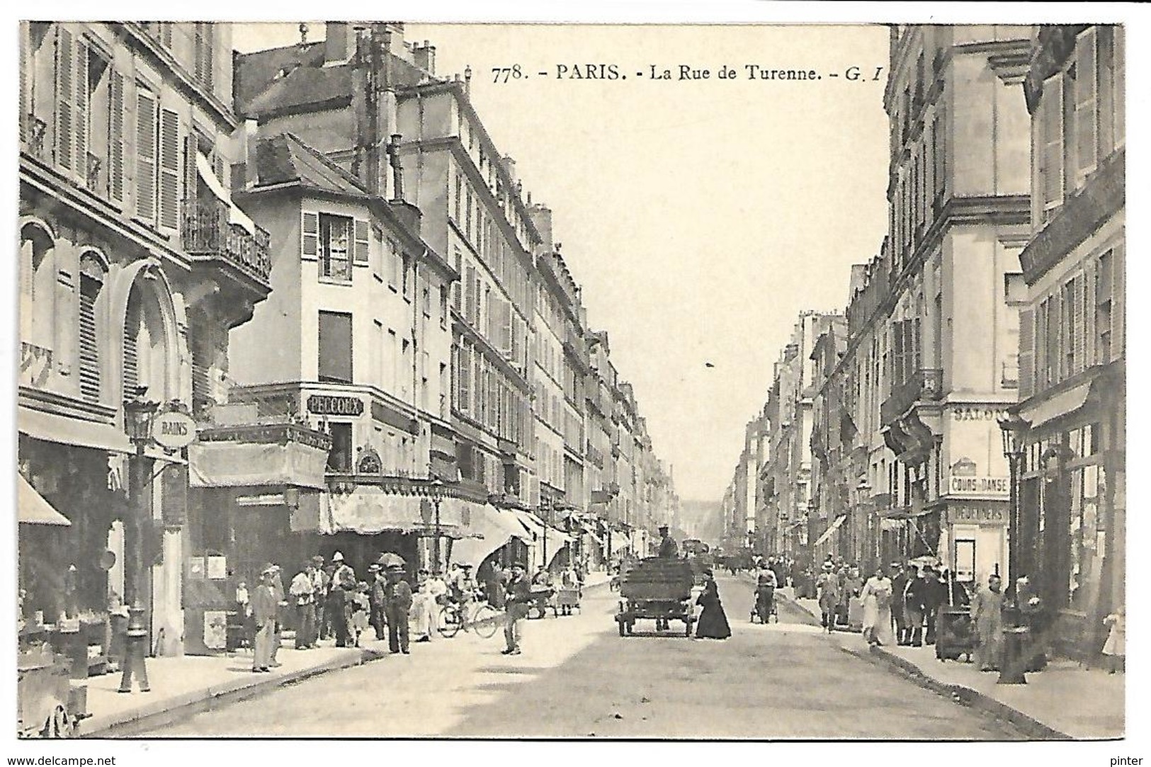 PARIS - La Rue De Turenne - Arrondissement: 03