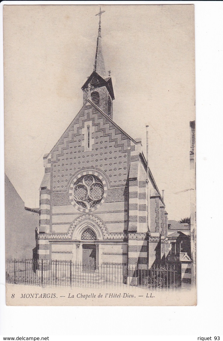 8 - MONTARGIS - La Chapelle De L'Hôtel-Dieu - Montargis