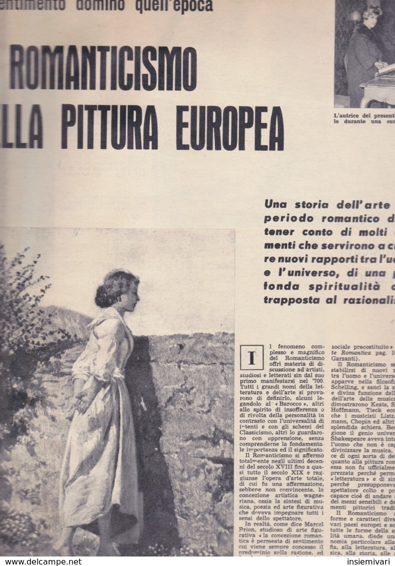 (pagine-pages)IL ROMANTICISMO NELLA PITTURA EUROPEA    Rotosei1961/01. - Altri & Non Classificati