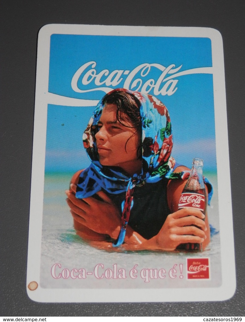 PETIT  CALENDRIER DE LE MARQUE COCA-COLA  DE PORTUGAL  - 1988 - Petit Format : 1981-90