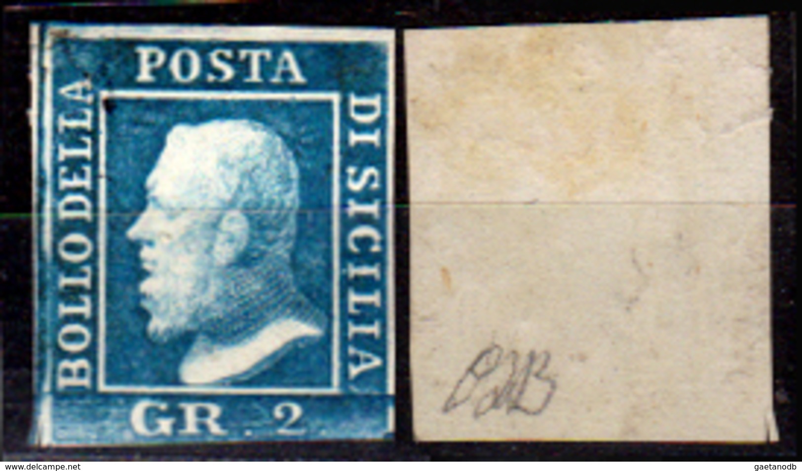 Sicilia-017 - Emissione 1859:  Sassone N. 8 (+) LH - Senza Difetti Occulti. - Sizilien