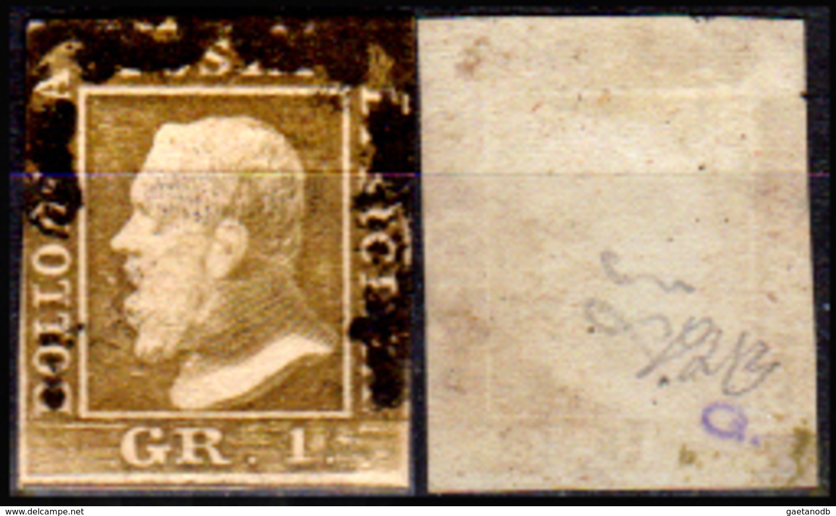 Sicilia-026 - Emissione 1859:  Sassone N. 4 (o) Used - Senza Difetti Occulti. - Sicile