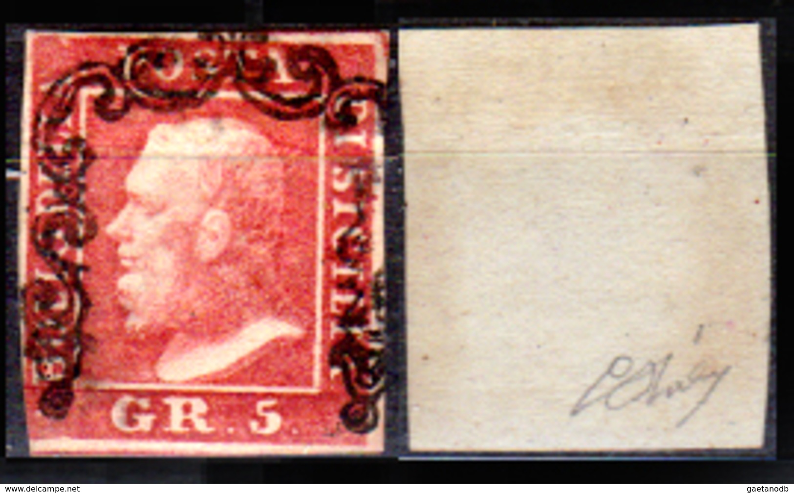 Sicilia-036 - Emissione 1859:  Sassone N. 11 (o) Used - Senza Difetti Occulti. - Sicilia