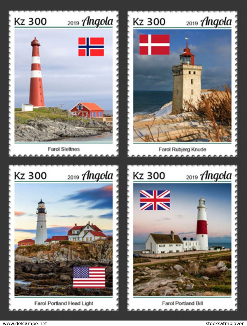 Angola   2019  Lighthouses  S201905 - Angola