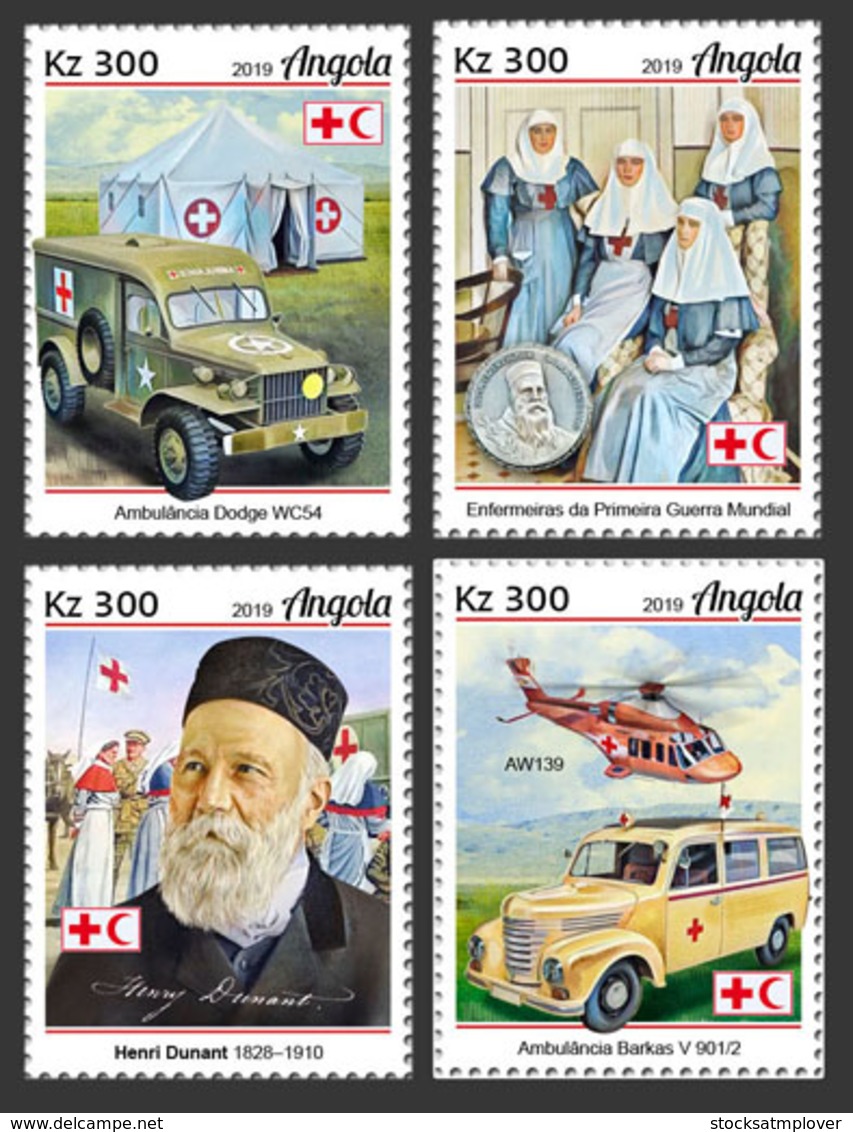 Angola   2019  Henry Dunant  ,red Cross  S201905 - Angola