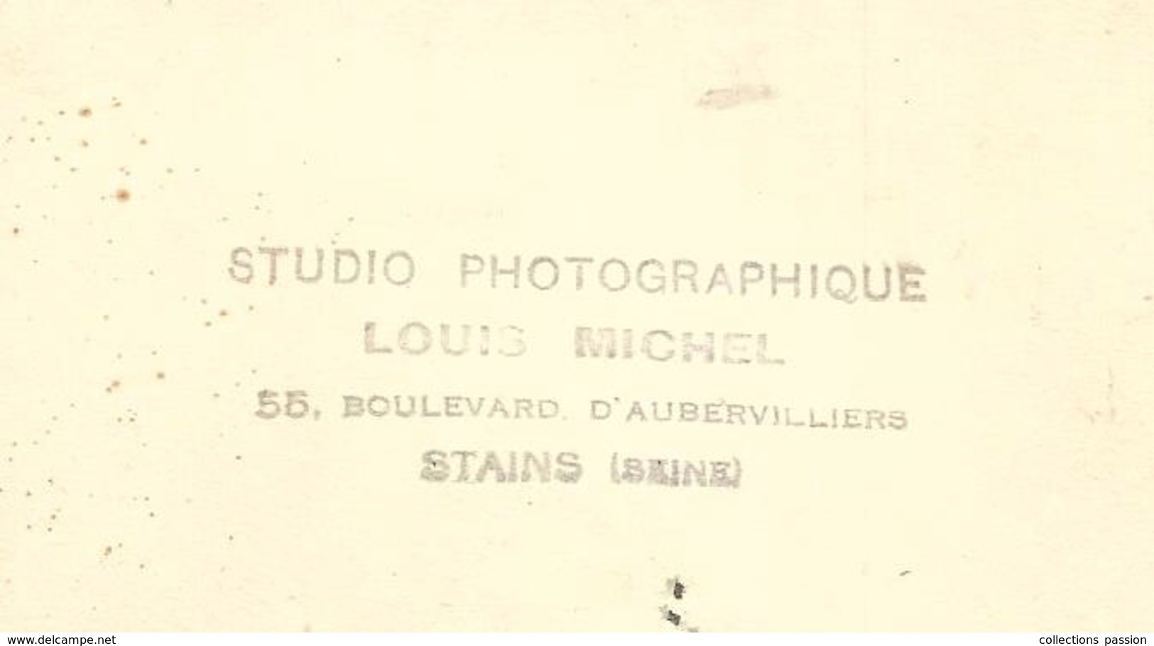 Photographie Louis Michel,  STAINS ,  175 X 125 Mm ,  Métier , Boucherie G. CAZIOT ,2 Scans,  Frais Fr 1.65 E - Berufe
