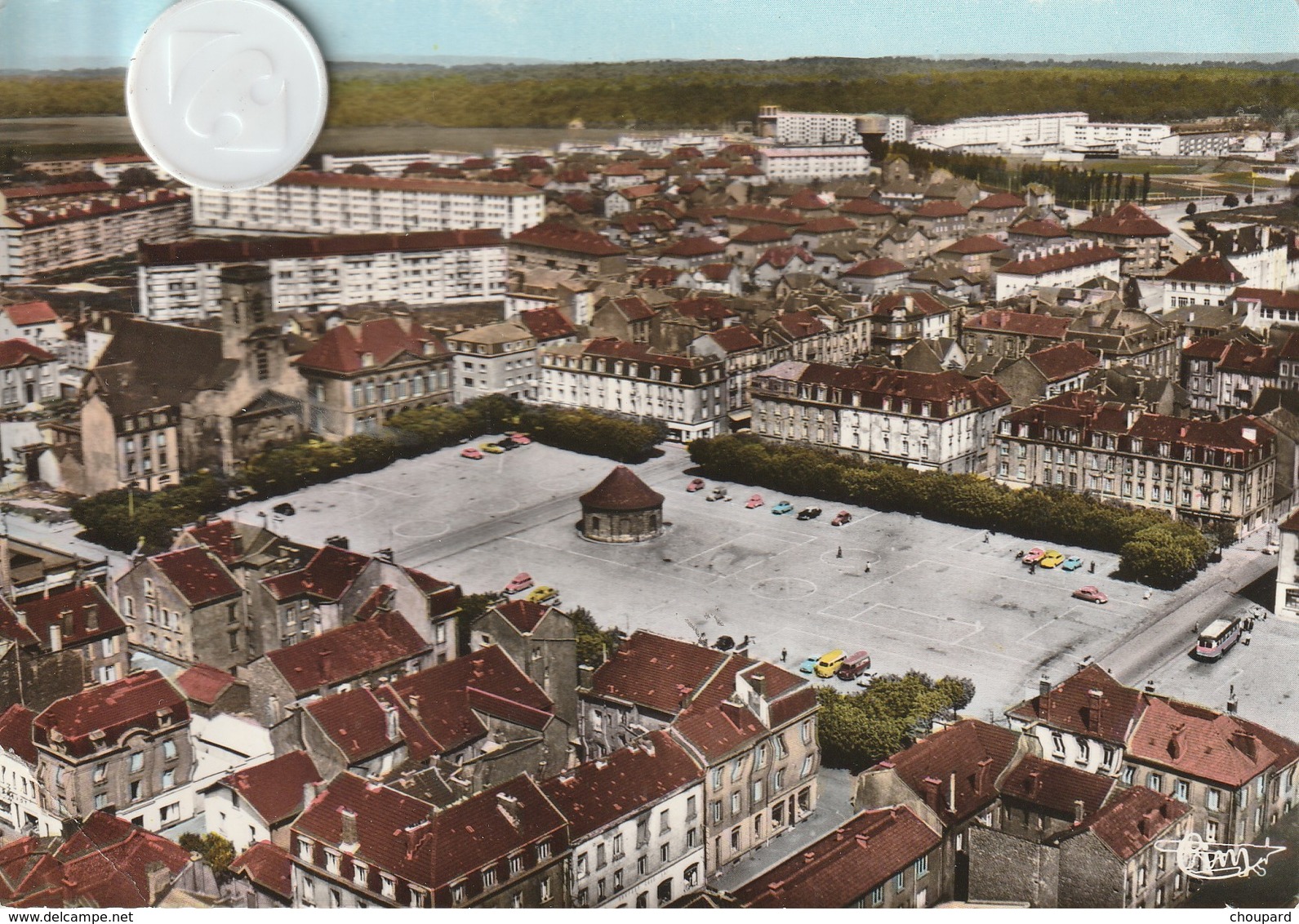 54 - Carte Postale Semi Moderne De  LONGWY LE HAUT  Vue Aérienne - Longwy