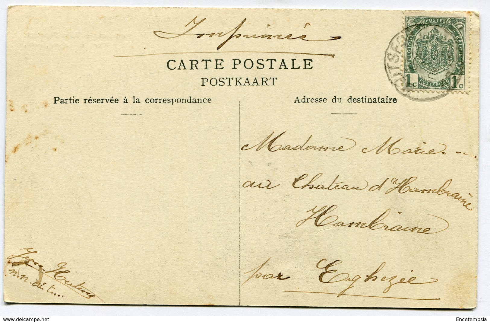 CPA - Carte Postale - Belgique - Boitsfort - Villa Poncelet (B9372) - Watermaal-Bosvoorde - Watermael-Boitsfort