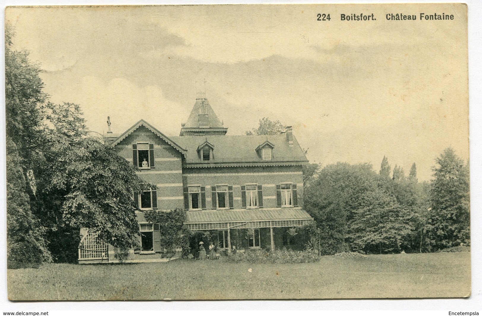 CPA - Carte Postale - Belgique - Boitsfort - Château Fontaine - 1910 (B9373) - Watermaal-Bosvoorde - Watermael-Boitsfort