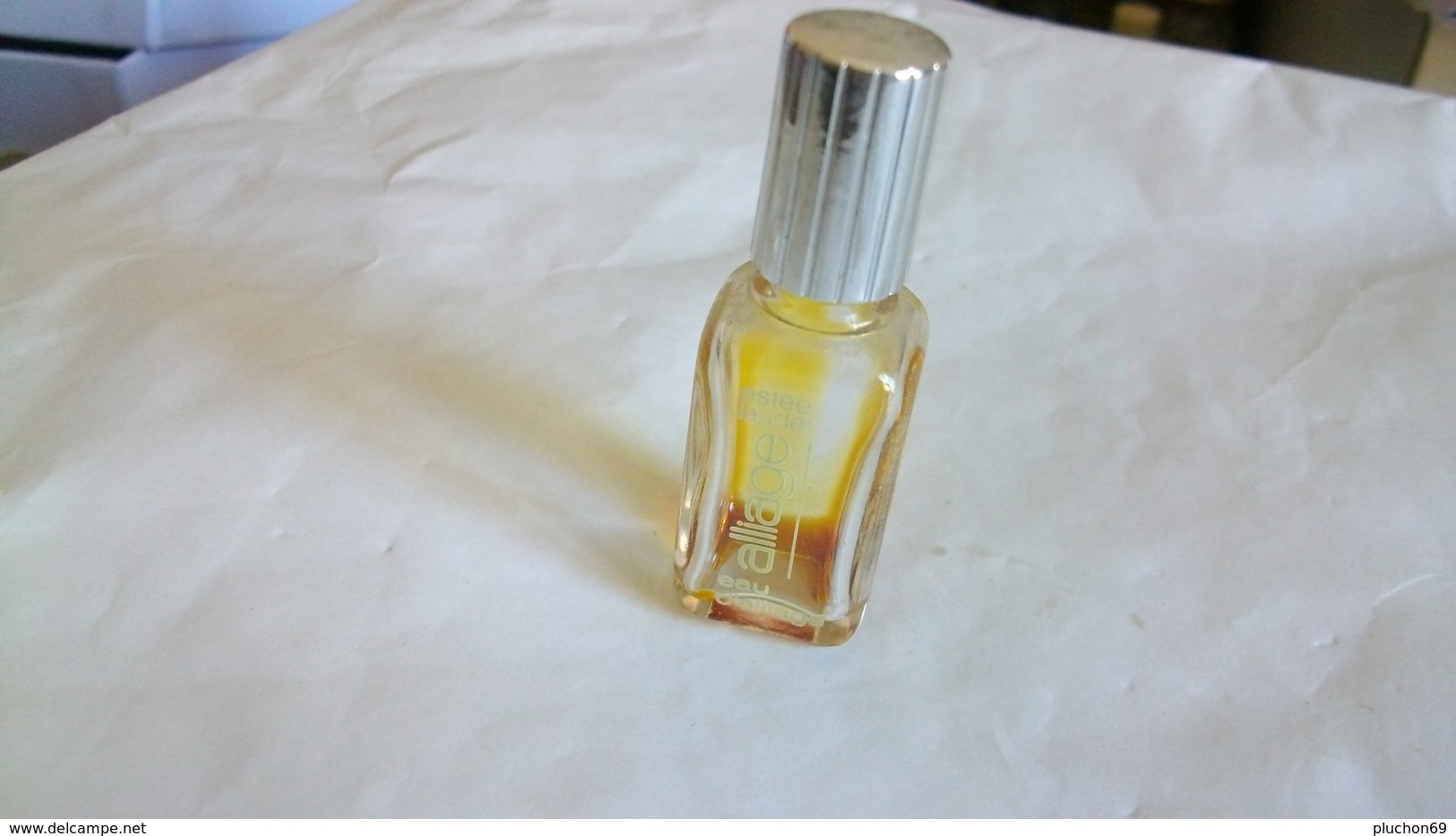 Miniature De Parfum  Estée Lauder " Eau D'Alliage "  Bouteille Vide - Mignon Di Profumo (senza Box)