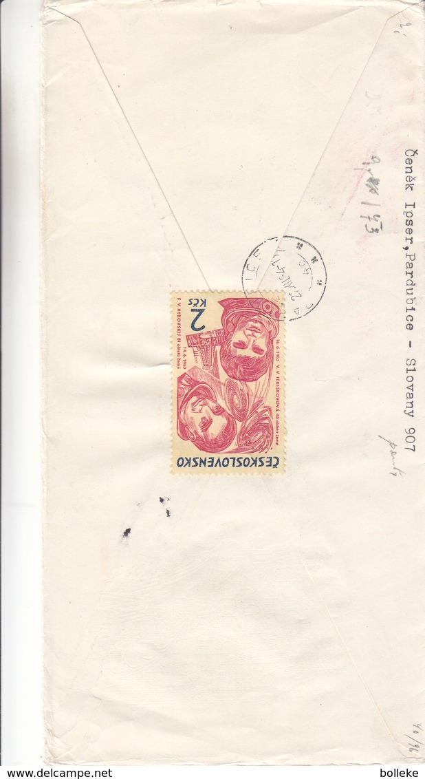 Tchècoslovaquie - Lettre Recom De 1964 - Oblit Praha - Ponts - Espace - - Covers & Documents