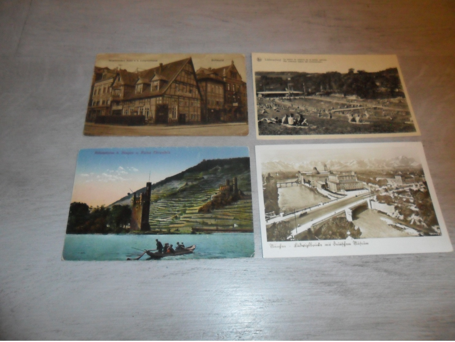 Beau lot de 60 cartes postales d' Allemagne Deutschland     Mooi lot van 60 postkaarten van Duitsland - 60 scans
