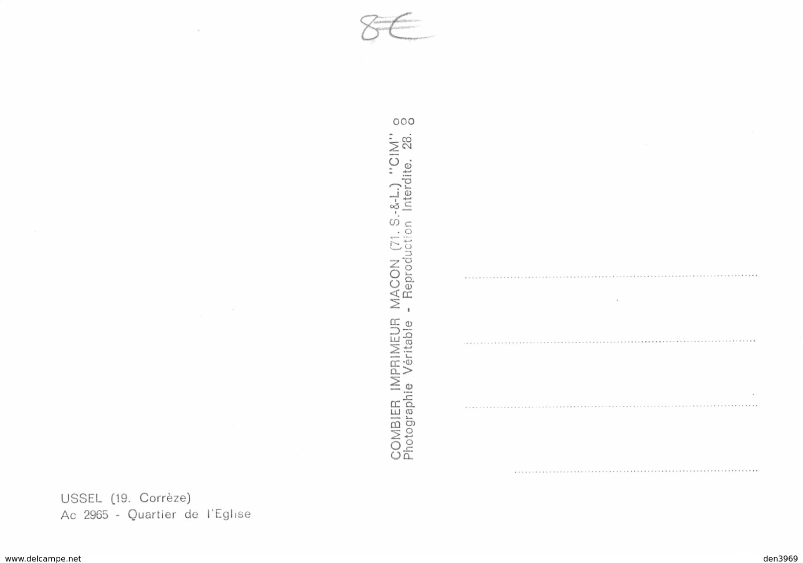 USSEL - Quartier De L'Eglise - Ussel