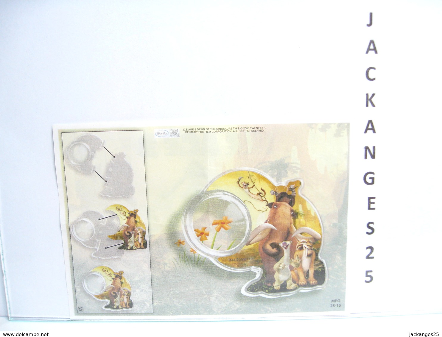 KINDER ICE AGE GLACE 3  MPG 2S 15   2009   +  BPZ - Montables