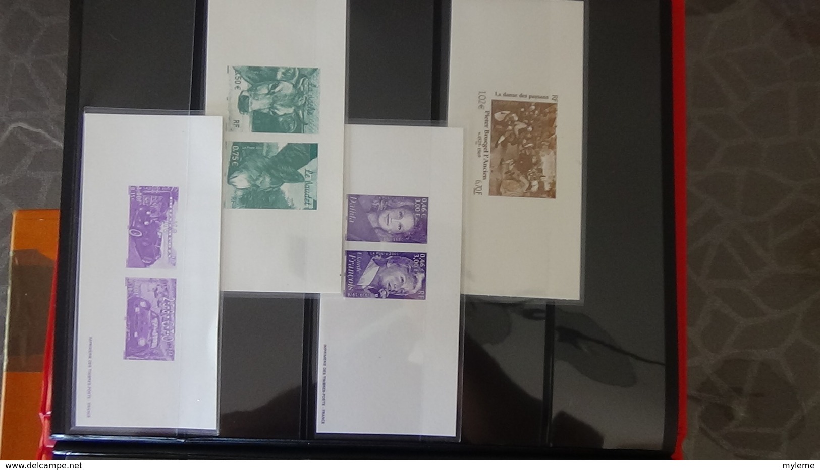 Album de 64 imprimeries des timbres postes et autres blocs **. A saisir  !!!