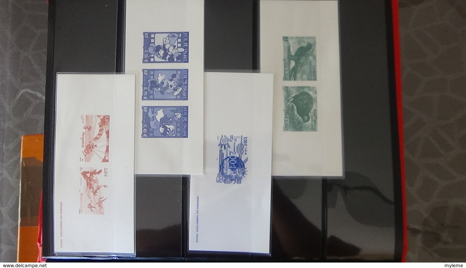 Album de 64 imprimeries des timbres postes et autres blocs **. A saisir  !!!