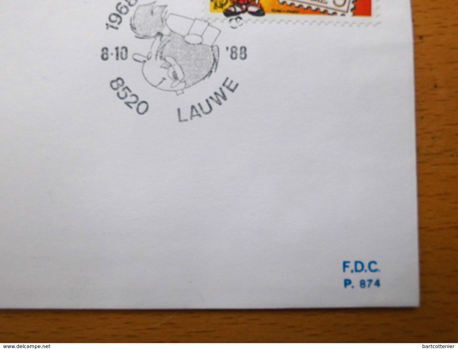 FDC Robbedoes (Spirou)  /Jeugdfilatelie 1988 - 1981-1990