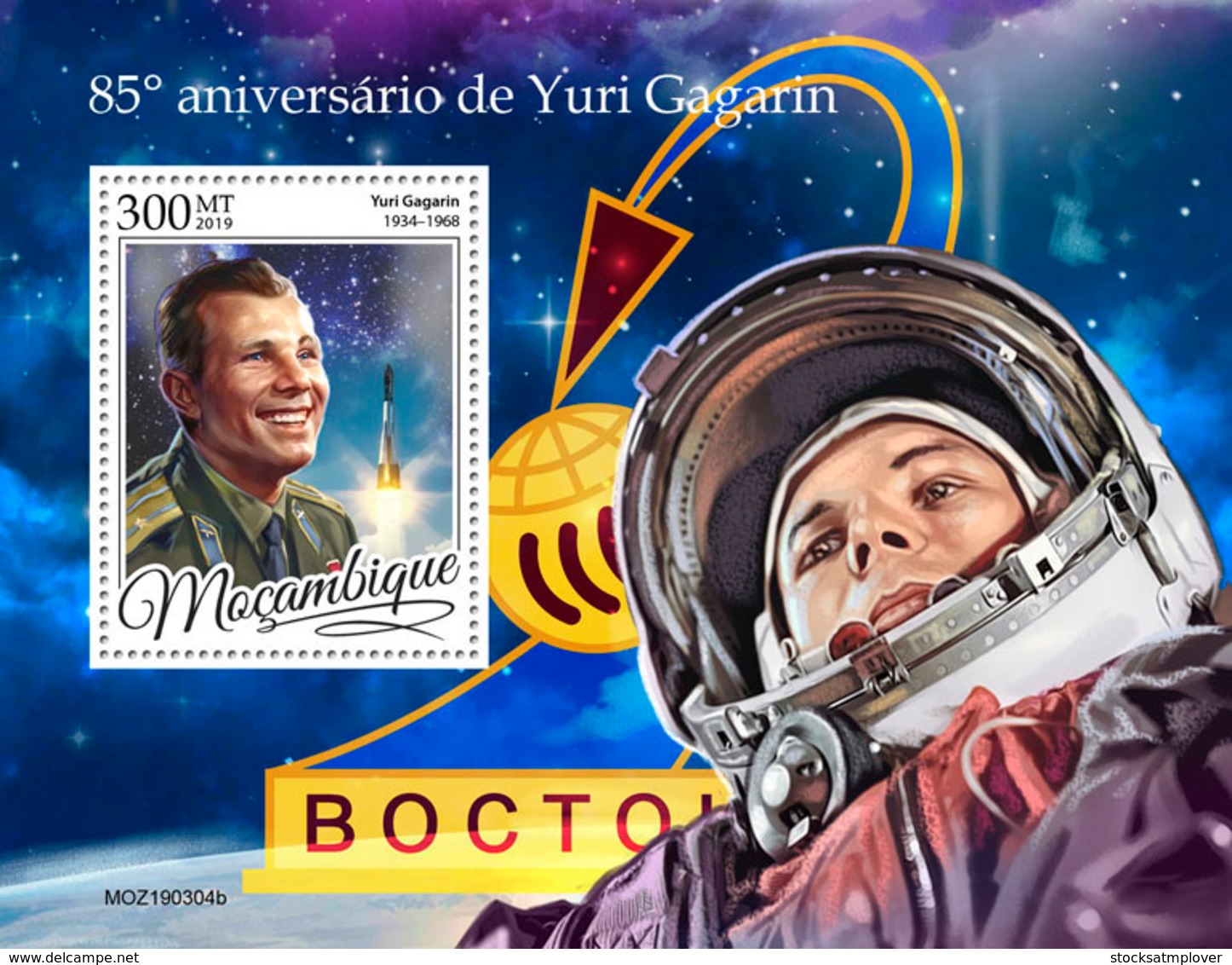 Mozambique 2019    Yuri Gagarin ,Soviet Space  S201905 - Mozambique