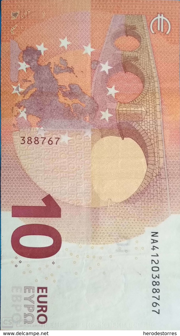 EURO AUSTRIA(NA) 10 N005A DRAGHI - 10 Euro