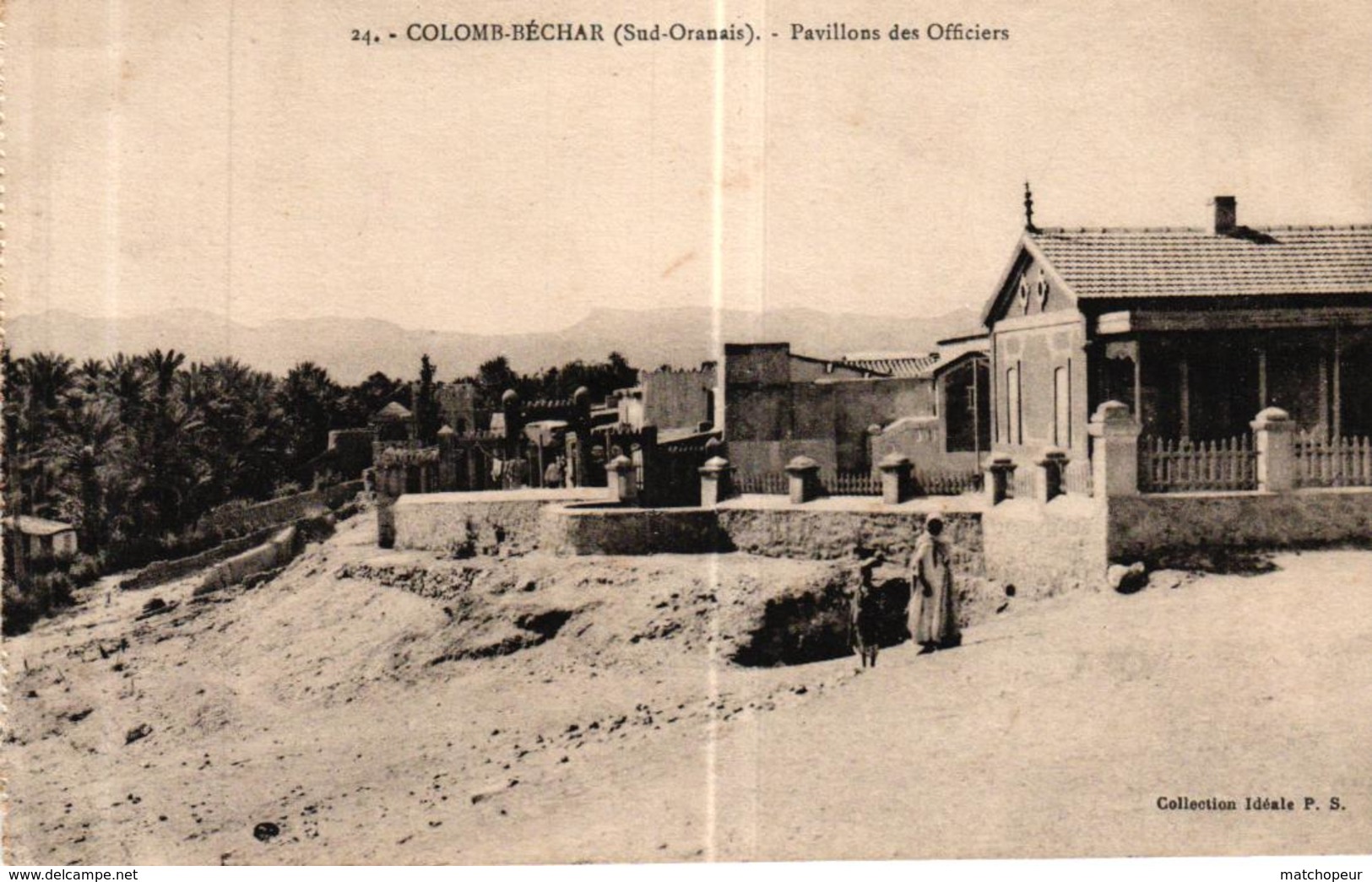 ALGERIE - COLOMB BECHAR SUD ORANAIS - PAVILLONS DES OFFICIERS - Bechar (Colomb Béchar)