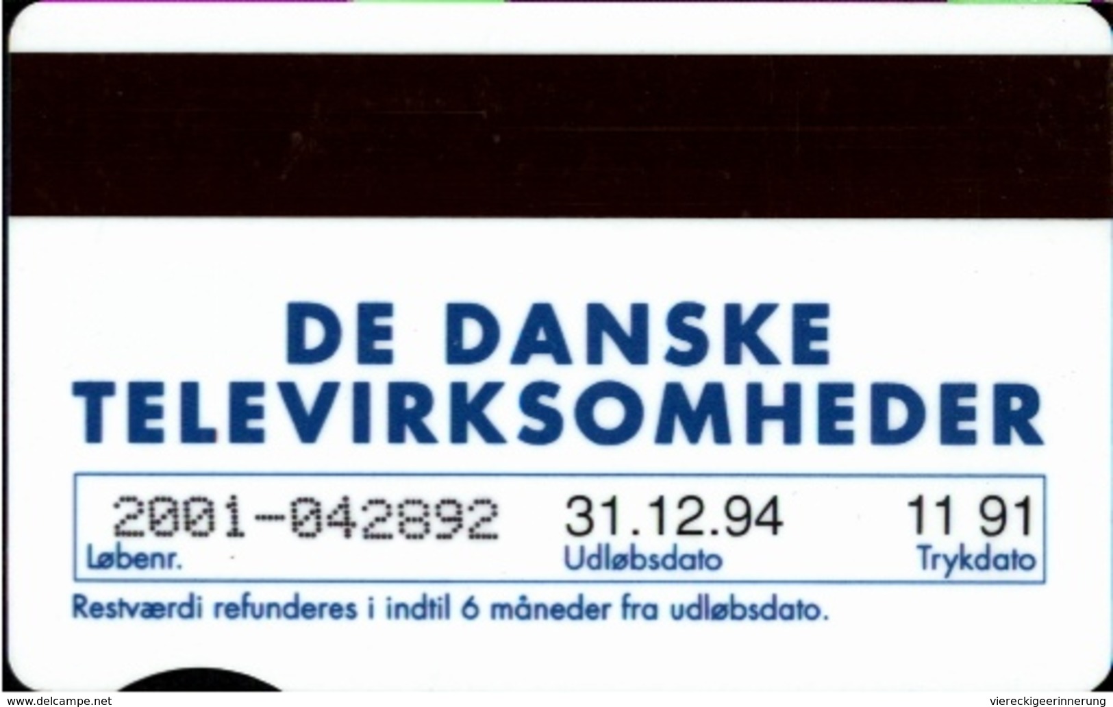 ! Telefonkarte, Telekort, Phonecard, 1994 Dänemark, Danmark, Denmark - Dänemark