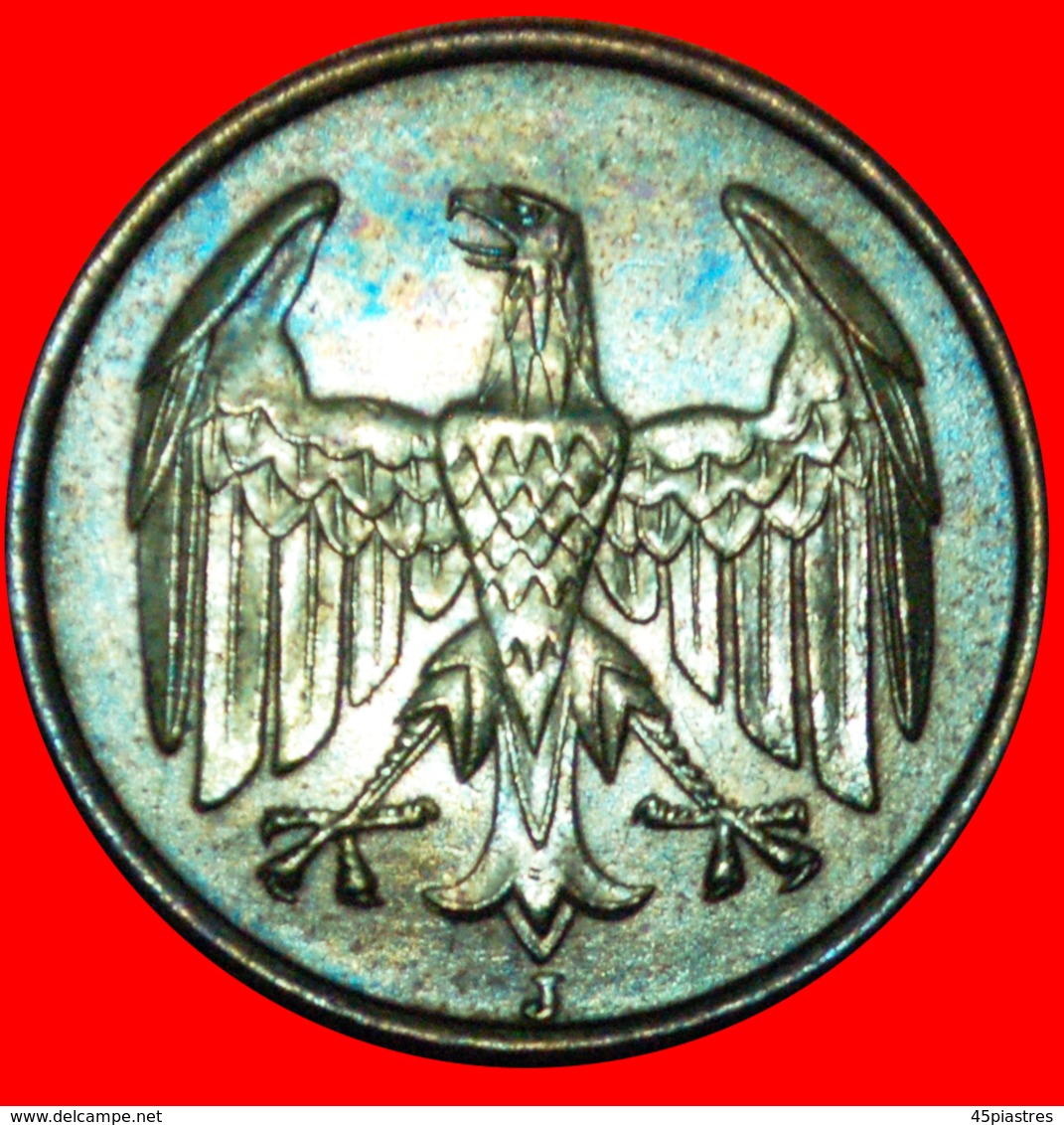 + RARE: GERMANY ★ 4 PFENNIG 1932J! LOW START ★ NO RESERVE! - 4 Reichspfennig
