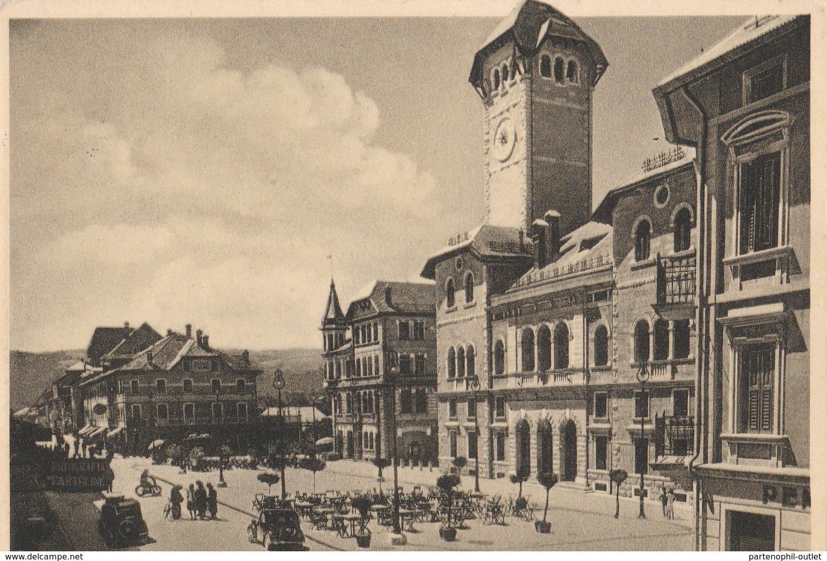 Cartolina  - Postcard /   Viaggiata -  Sent /  Asiago,Piazza 2° Risorgimento.  ( Gran Formato ) Anni 50° - Vicenza