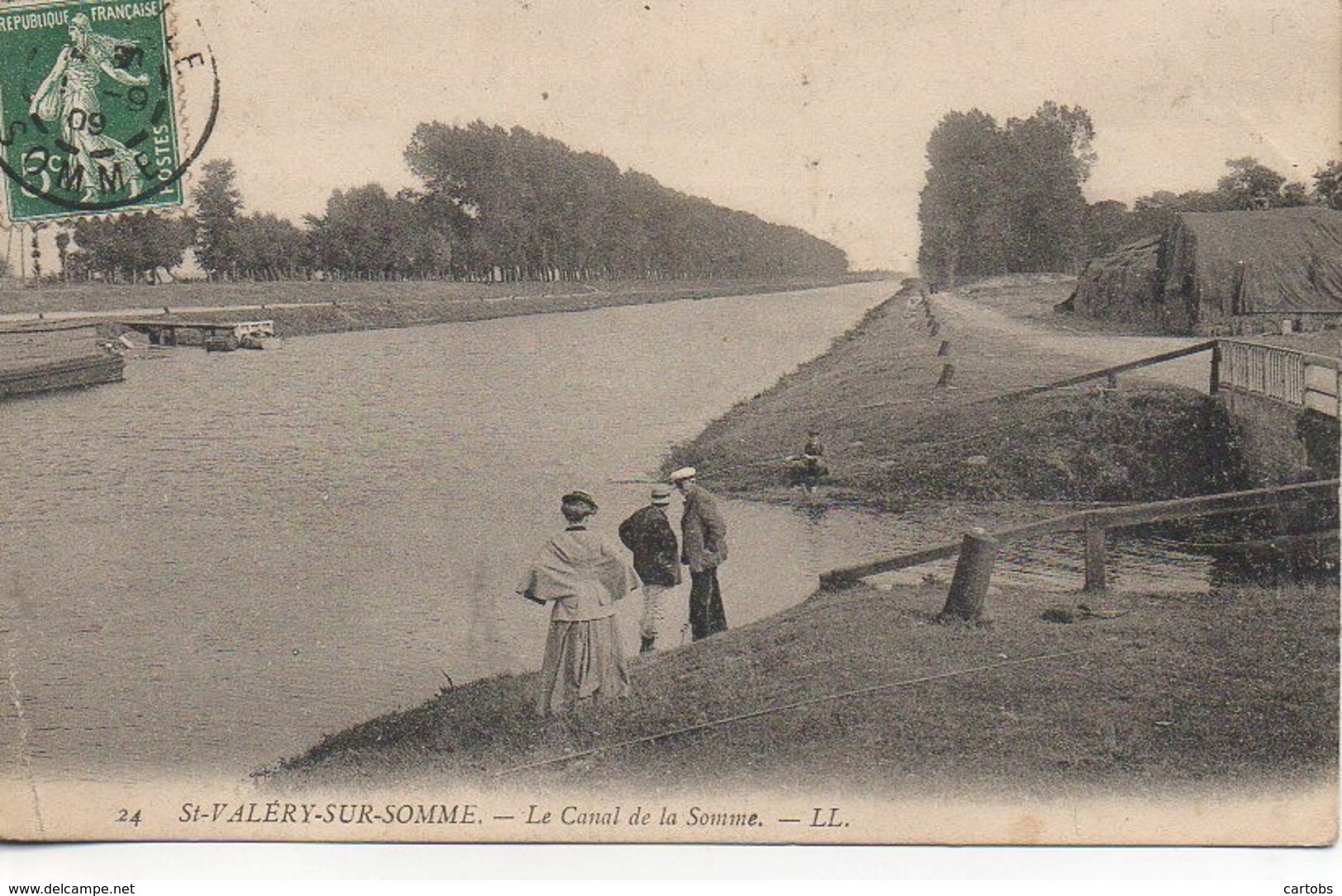 80 St-VALERY-sur-SOMME  Le Canal De La Somme - Saint Valery Sur Somme