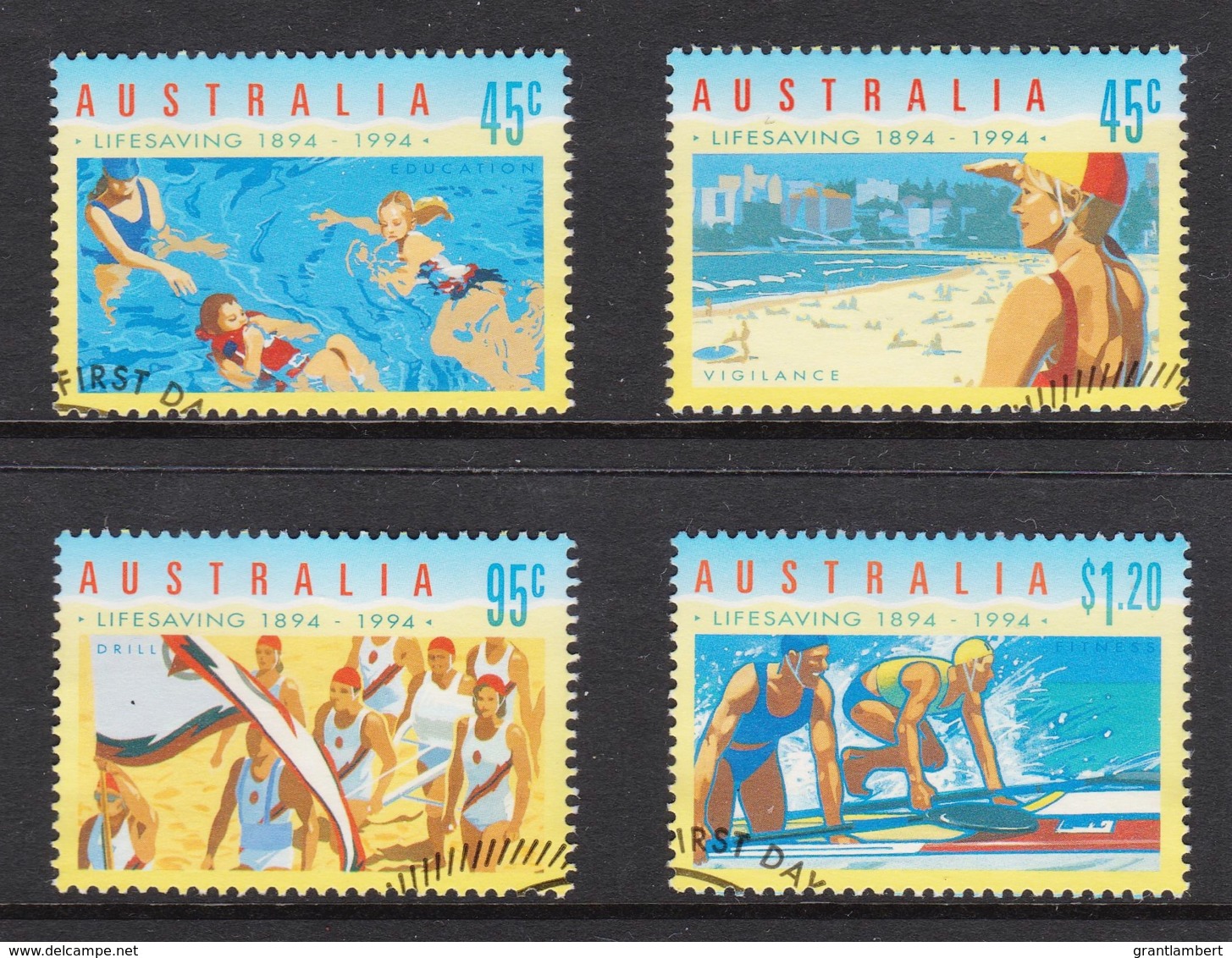 Australia 1994 Lifesaving Set Of 4 Used - - - Used Stamps