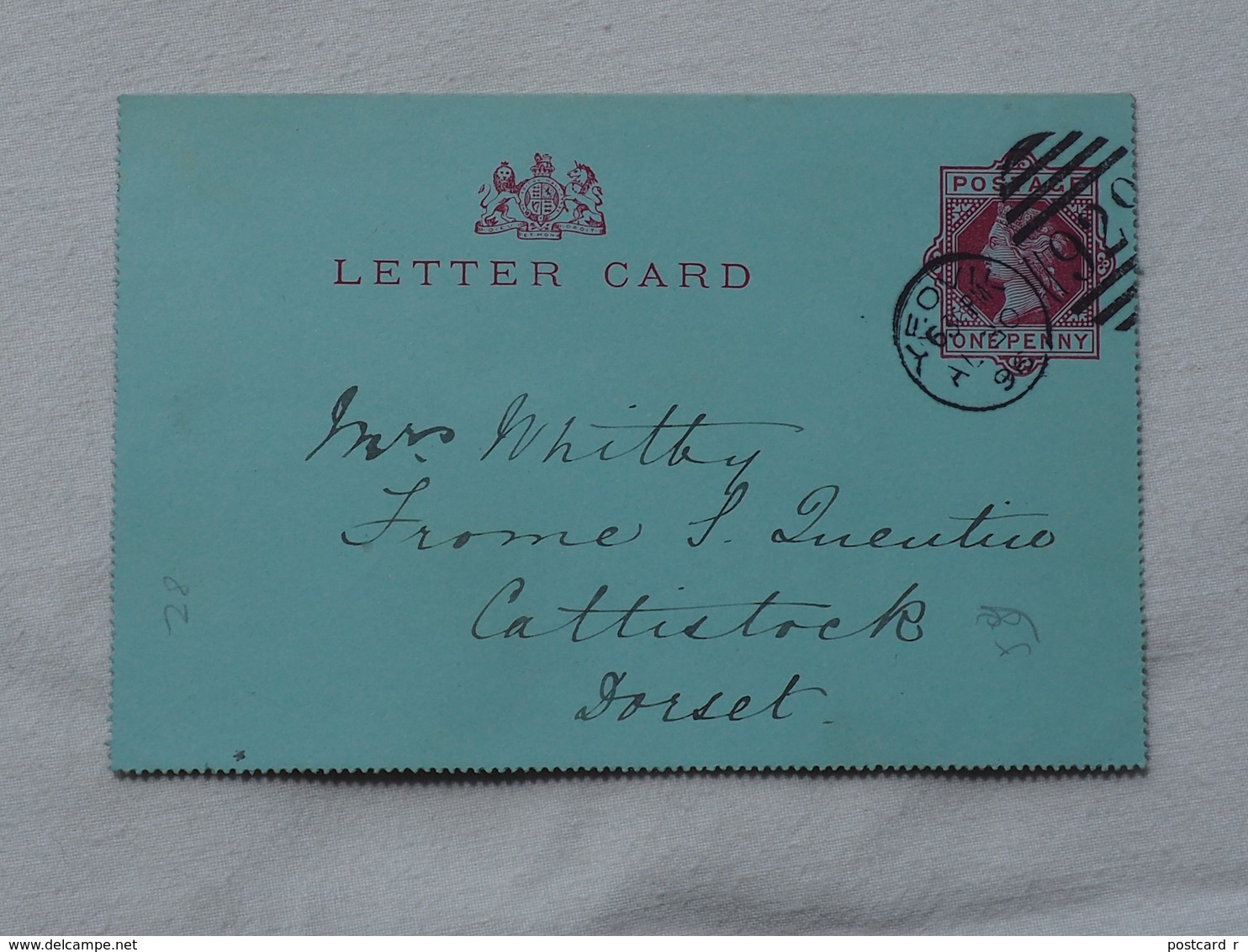 Letter Card Briefkaart Carte Postale  Postcard 1896      A 197 - Covers & Documents