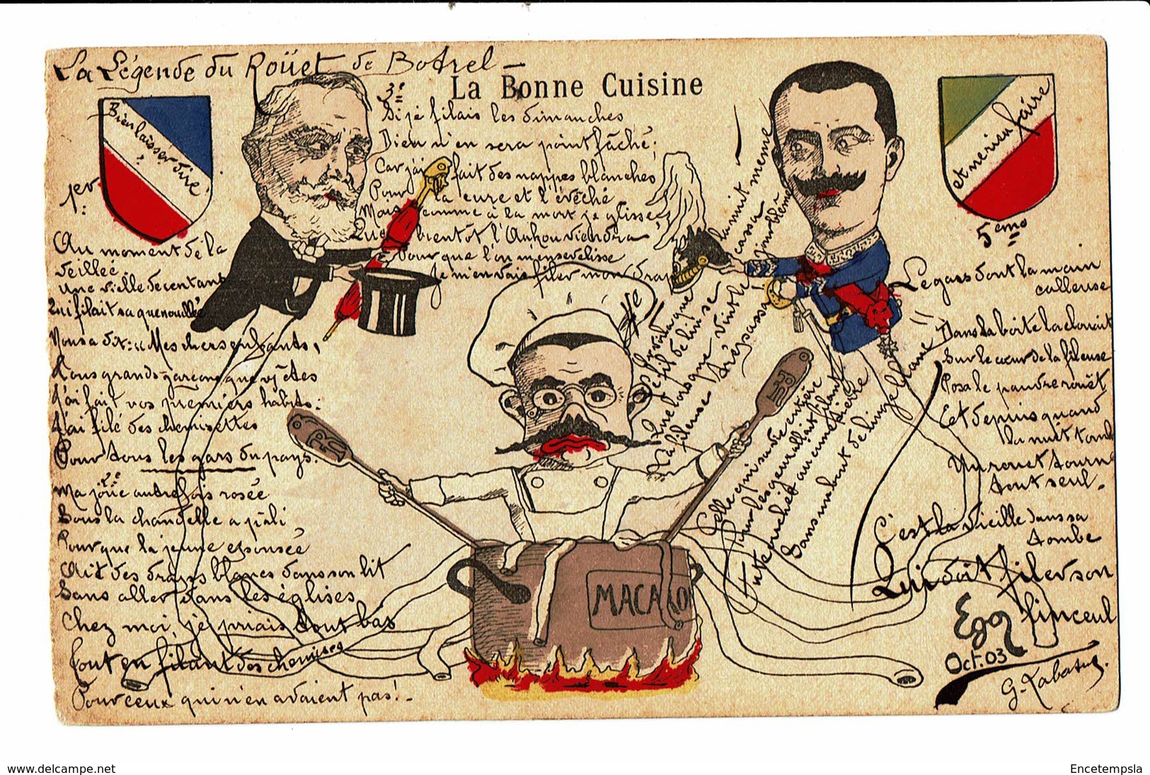 CPA - Carte Postale-FRANCE Fantaisie- La Bonne Cuisine - Le Macaron-1903- VM4605 - Sonstige & Ohne Zuordnung