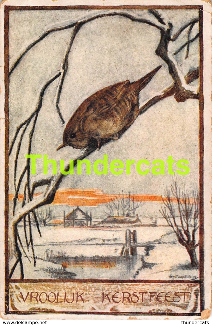 CPA ILLUSTRATEUR  ARTIST SIGNED KUPERUS OISEAU BIRD VOGEL ( PLI D'ANGLE - CORNER CREASE ) - Autres & Non Classés